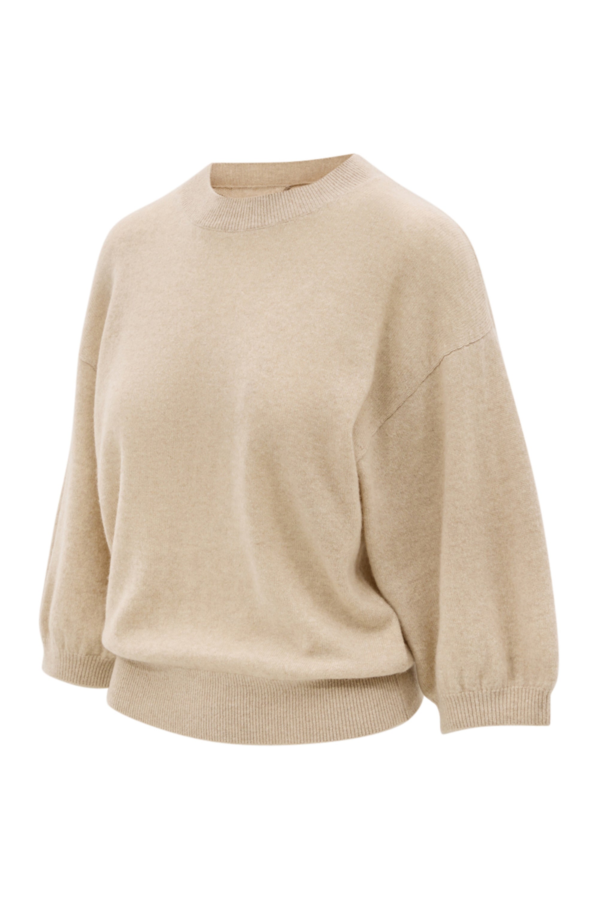 LANA cashmere sweater - Beige Melange