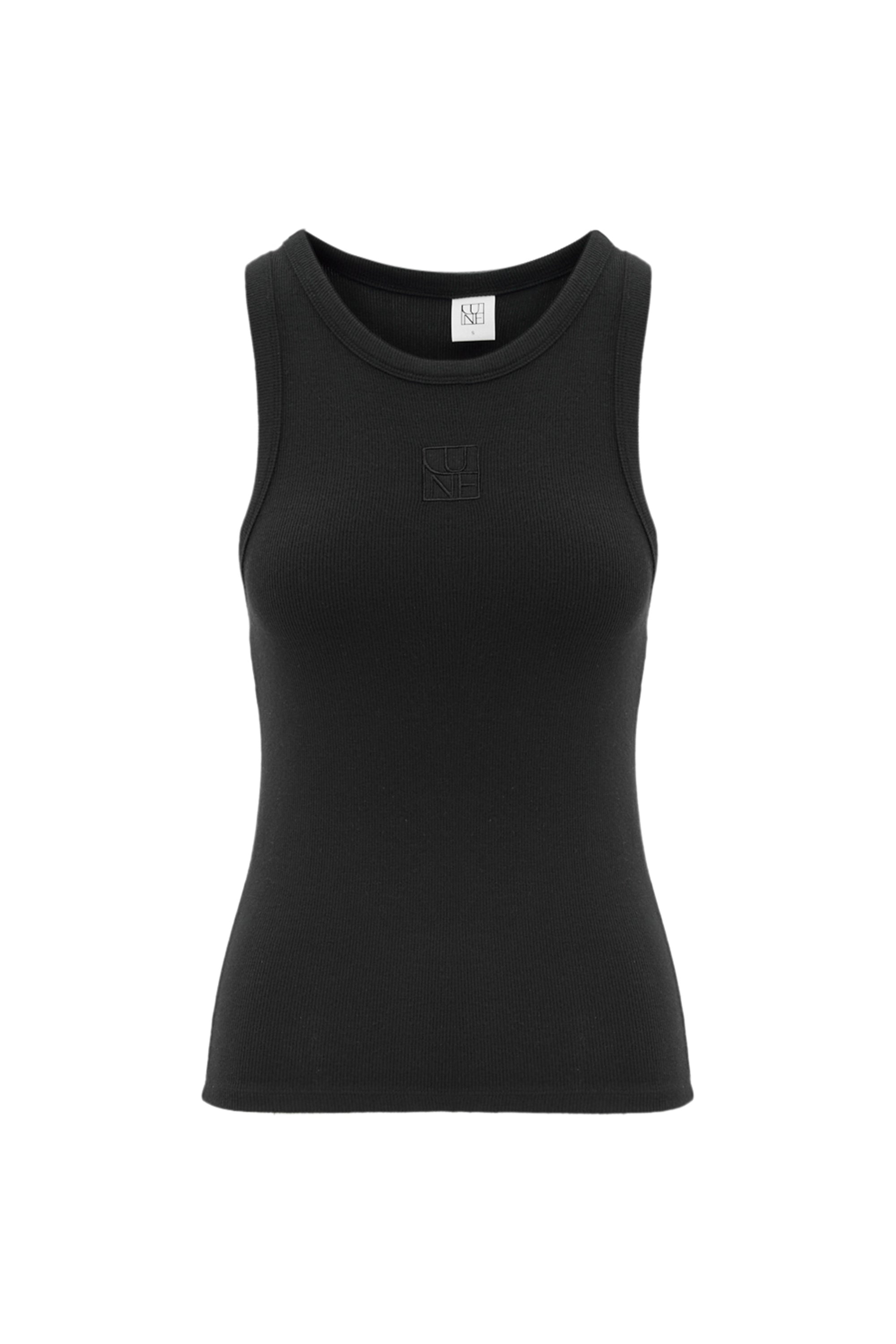 MILA logo soft tanktop - Black