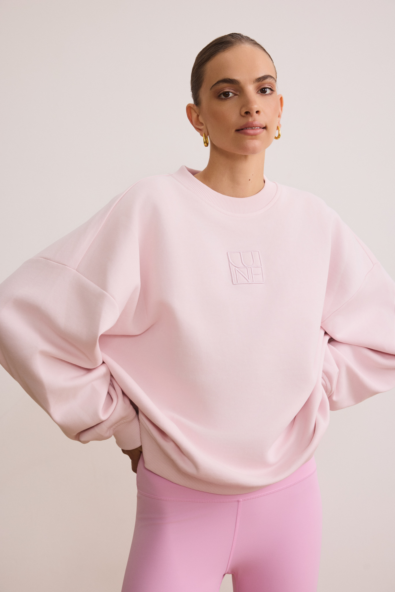 ZANY oversized sweater - Soft Pink