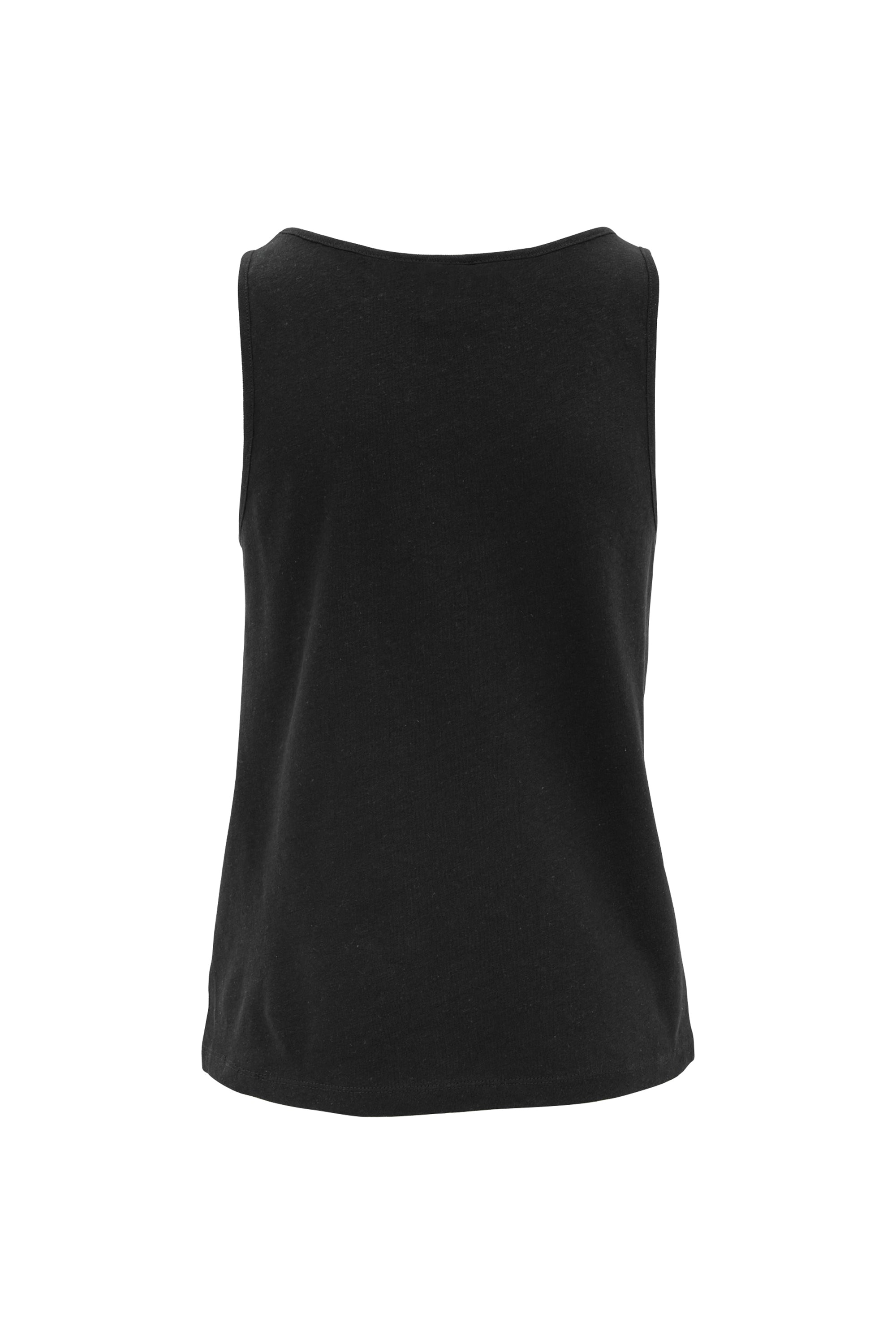 NOA linen tank - Black