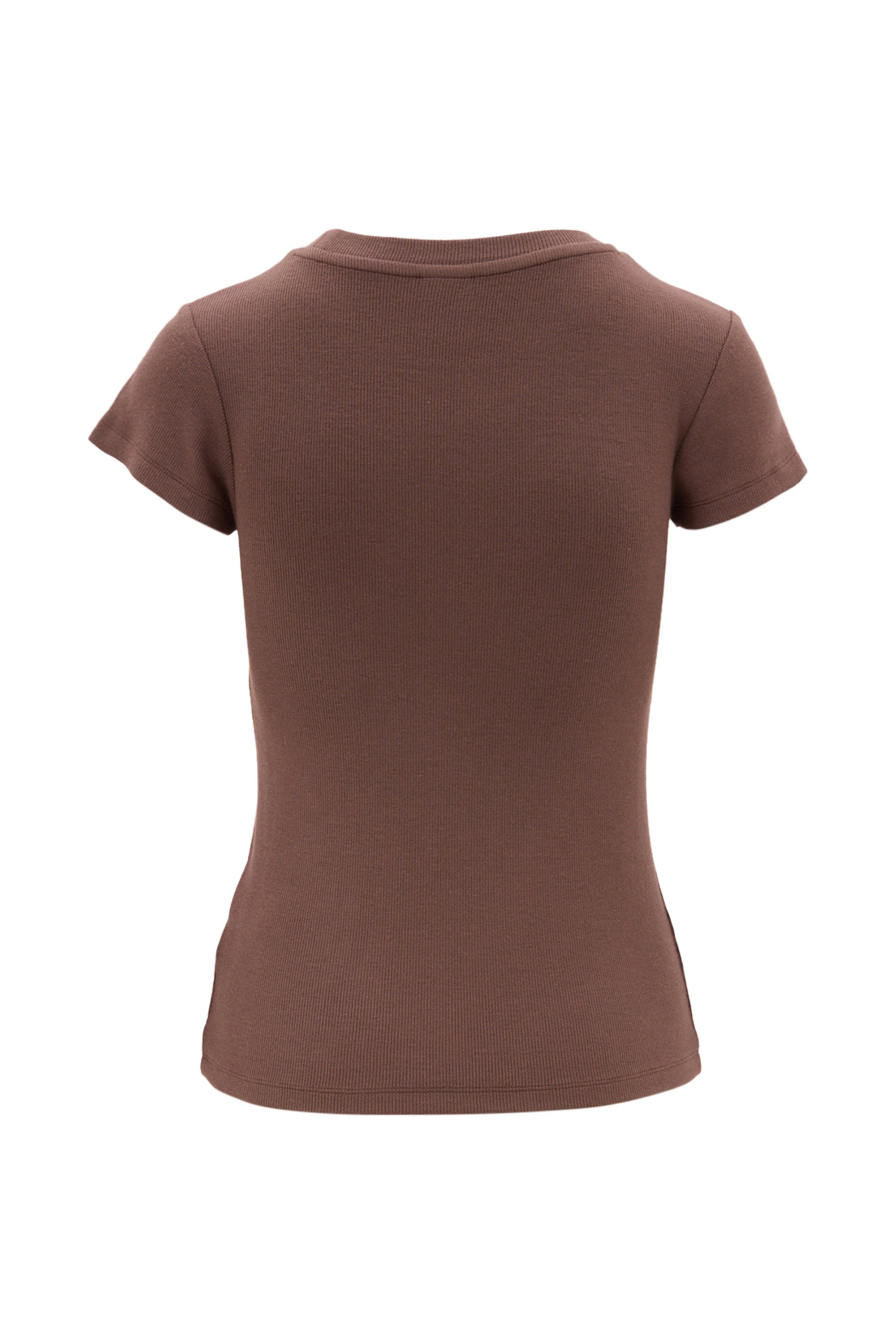 MILA logo soft tee - Chocolate