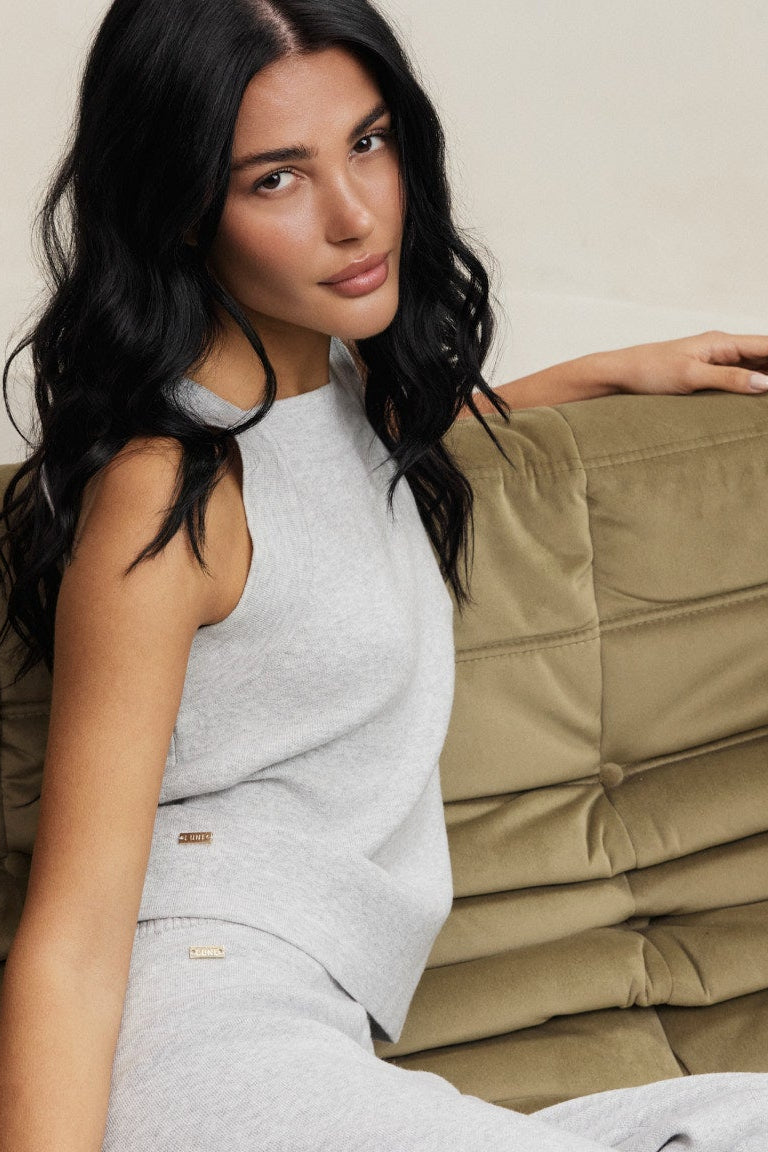 Olly Tank - Grey Melange