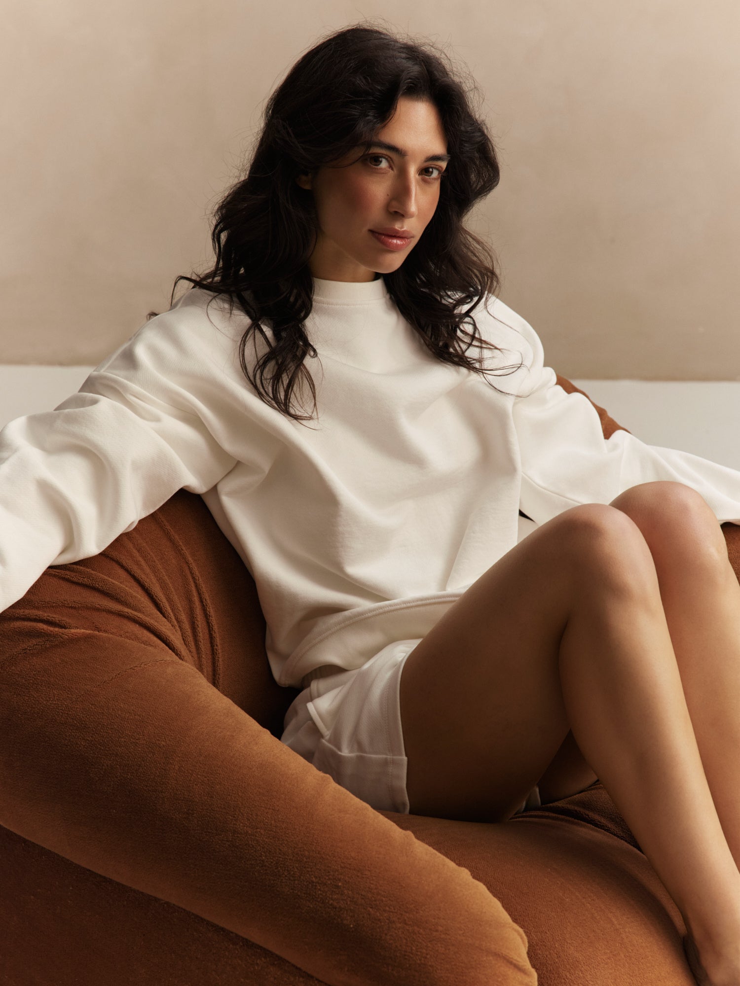 Amelia Crewneck Sweatshirt - Marshmellow