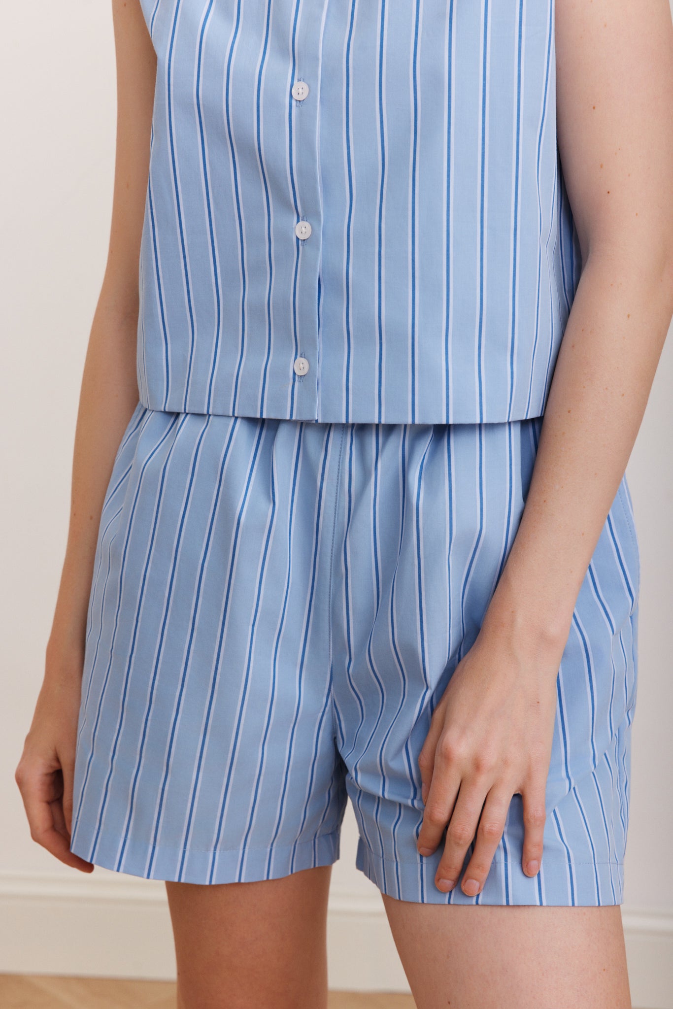 Jada Striped Short - Brilliant Blue