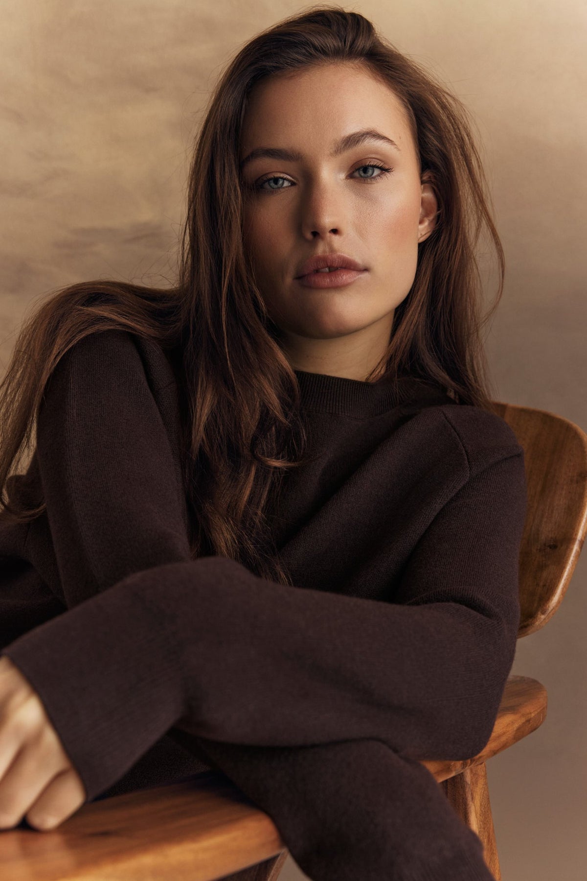 Olly Oversized Sweater - Dark Espresso