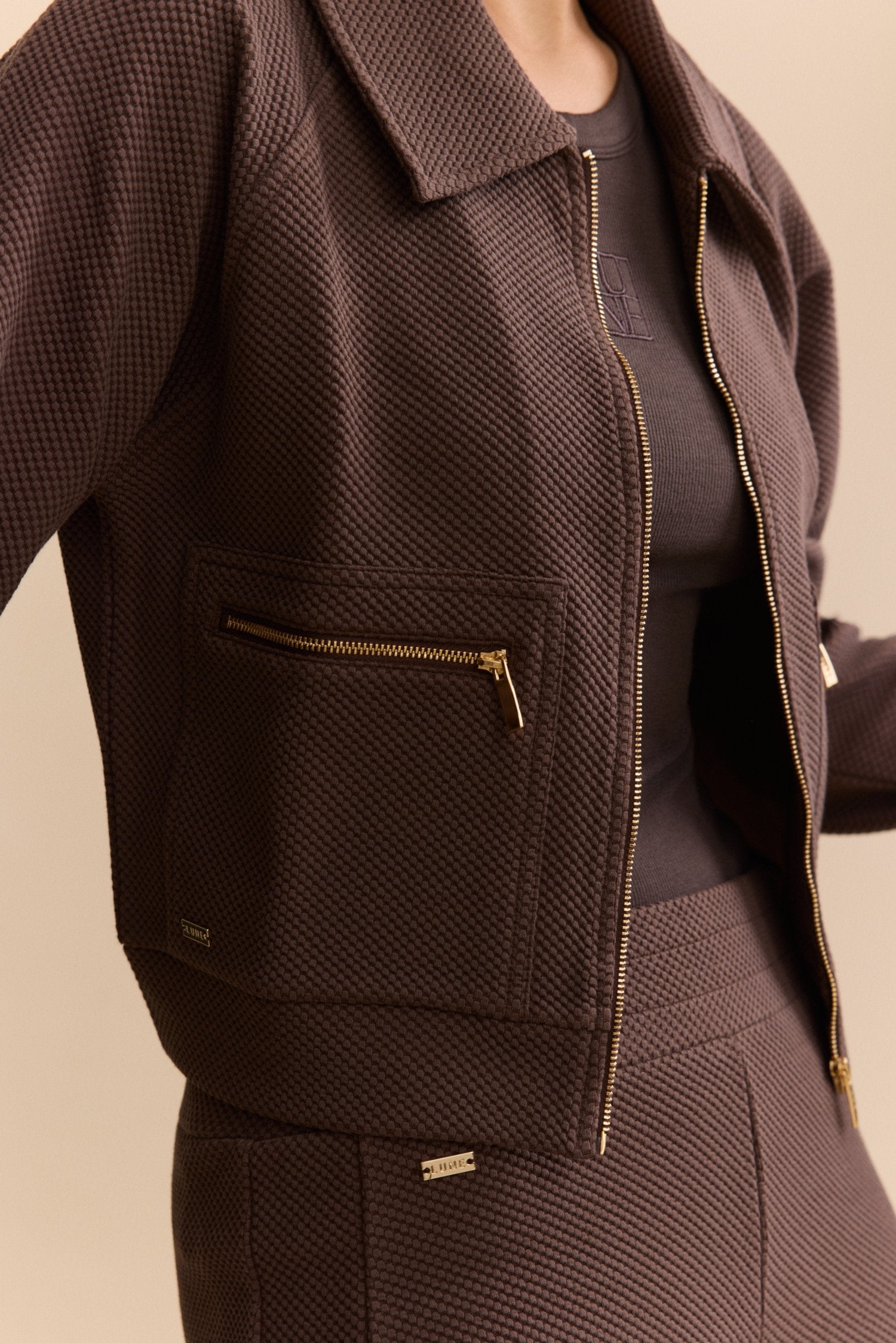 Moon Short Jacket - Light Espresso