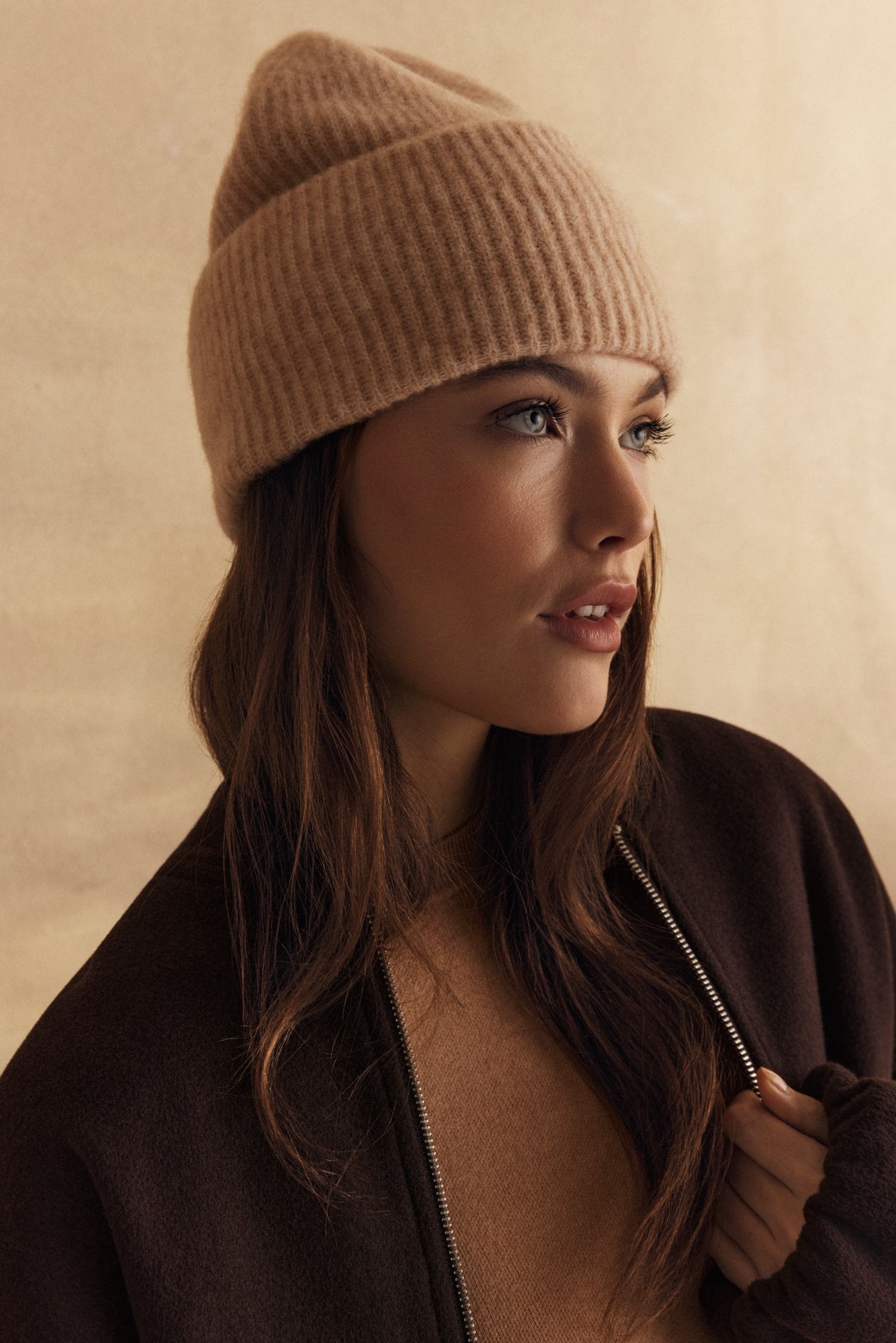 Bea Beanie - Camel