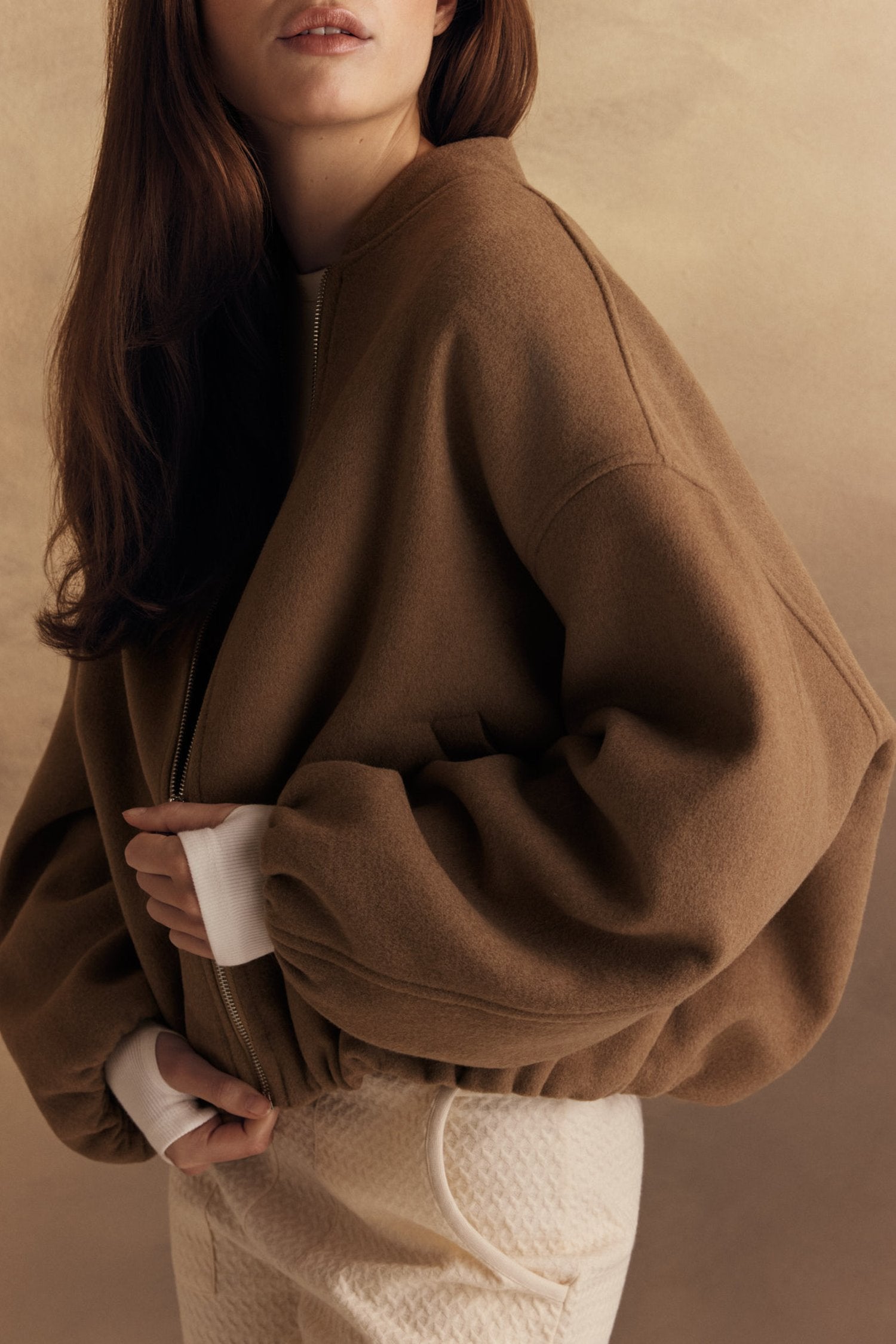 Jim Oversized Bomber - Dark Espresso