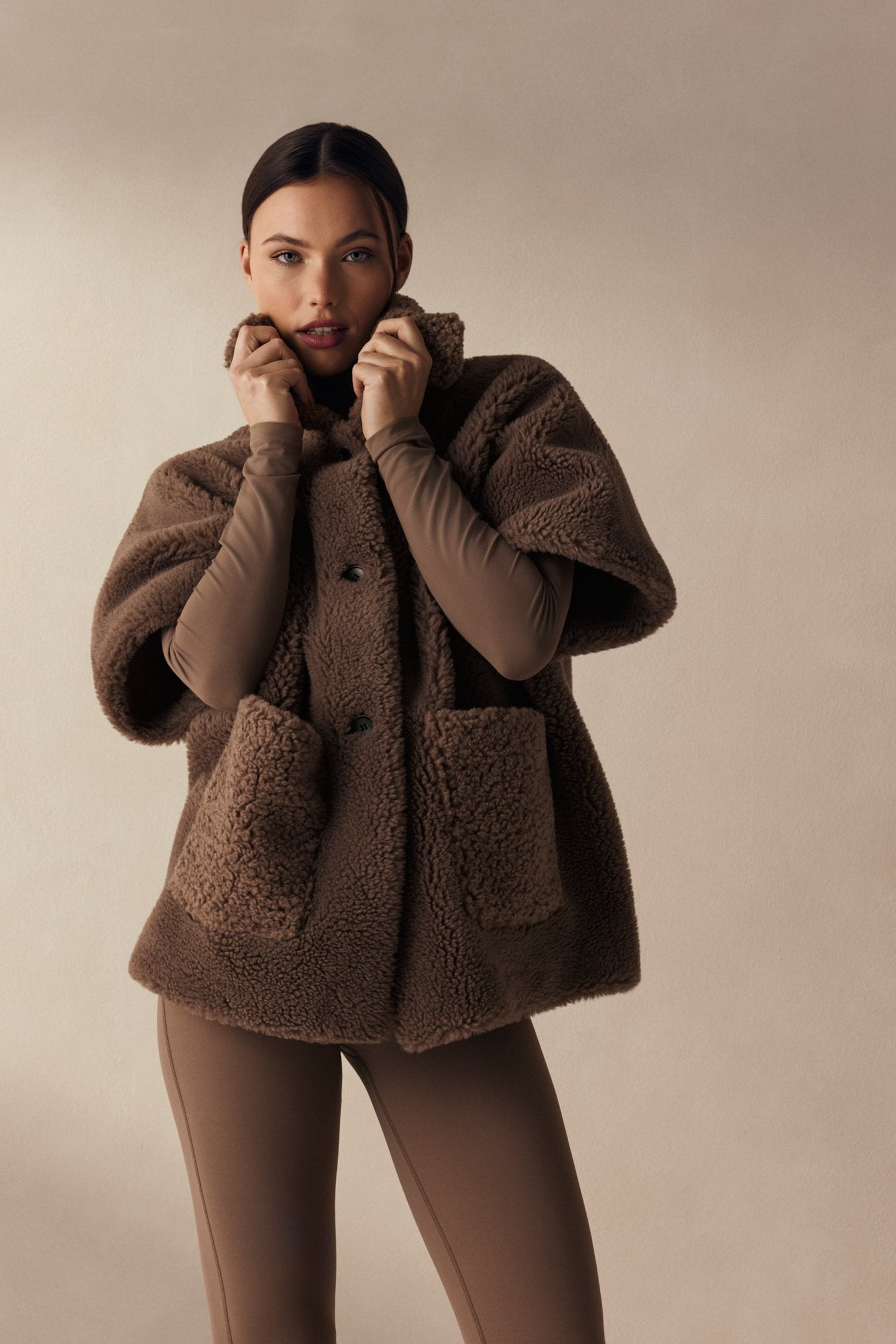 Kim Teddy Vest - Khaki