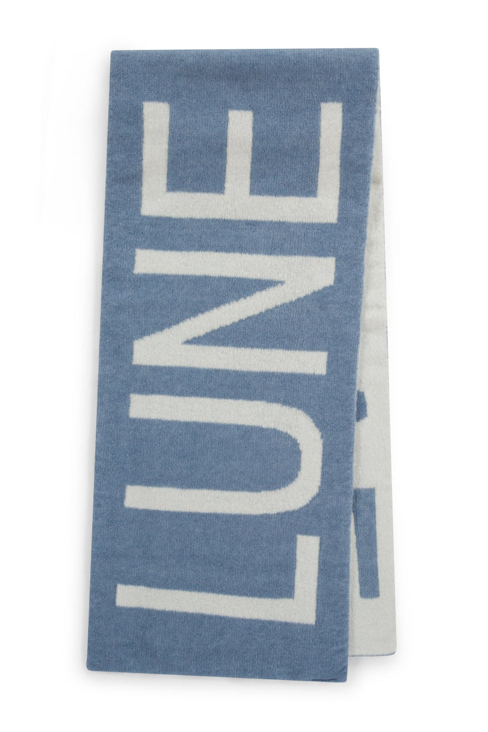 Levy Wool Scarf - Steel Blue