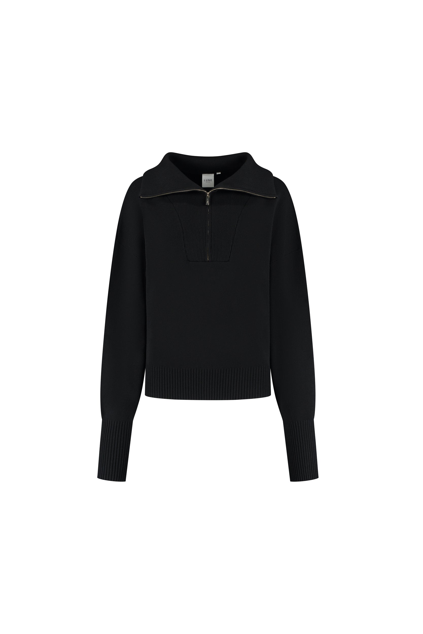 Olly Half-Zip Sweater - Black