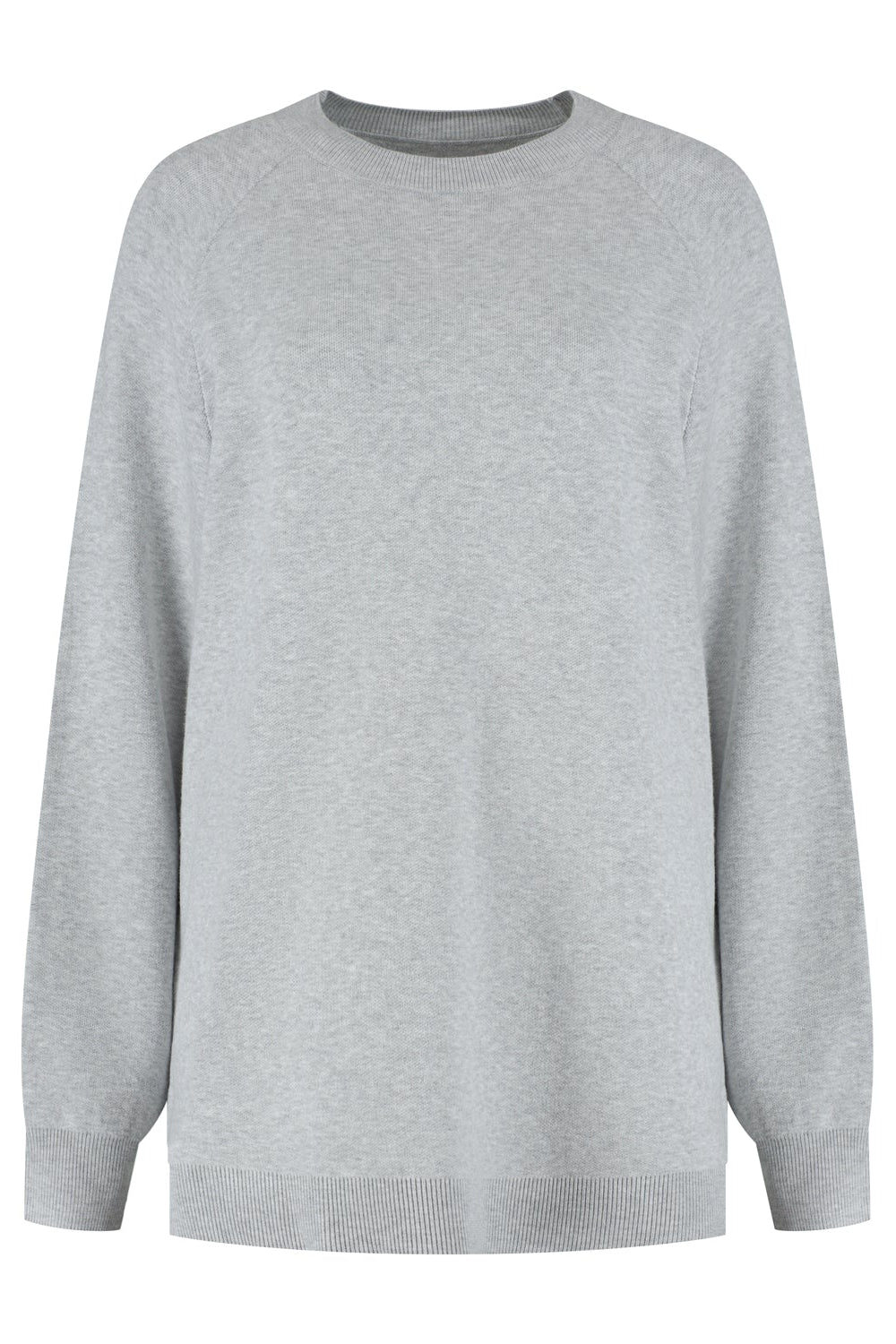Olly Oversized Sweater - Grey Melange