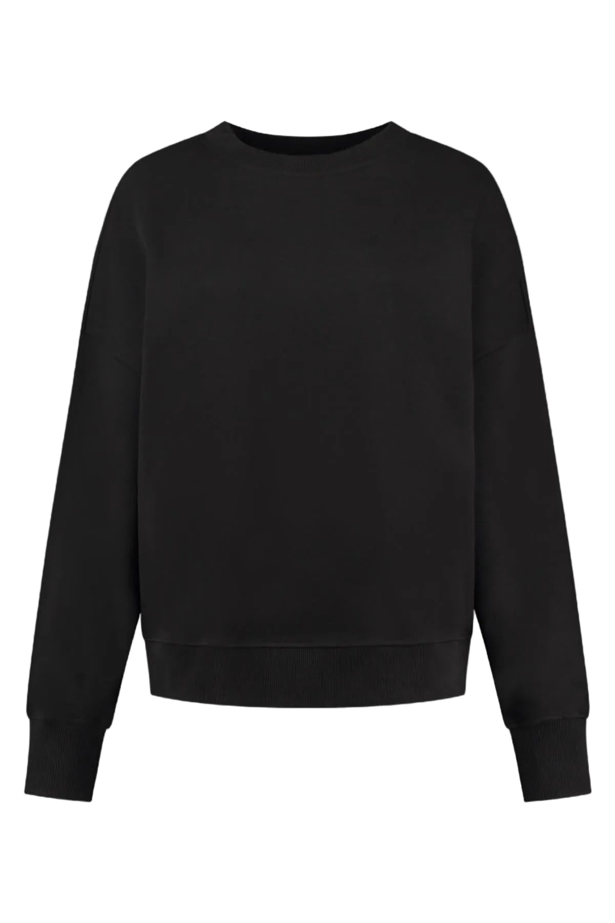 ZANE 100% ORGANIC COTTON oversized crew - Black