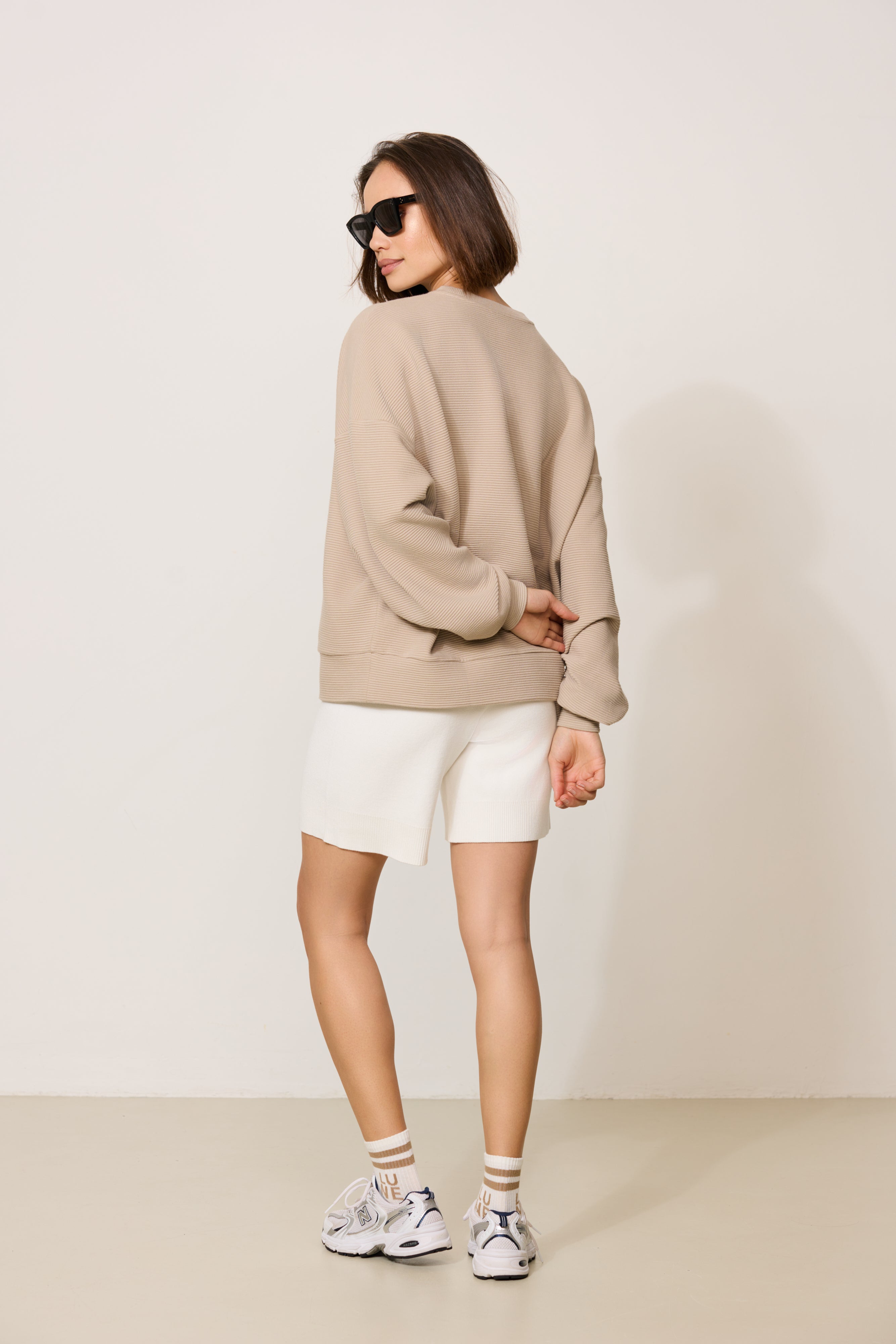 OLLY knit shorts - Marshmellow