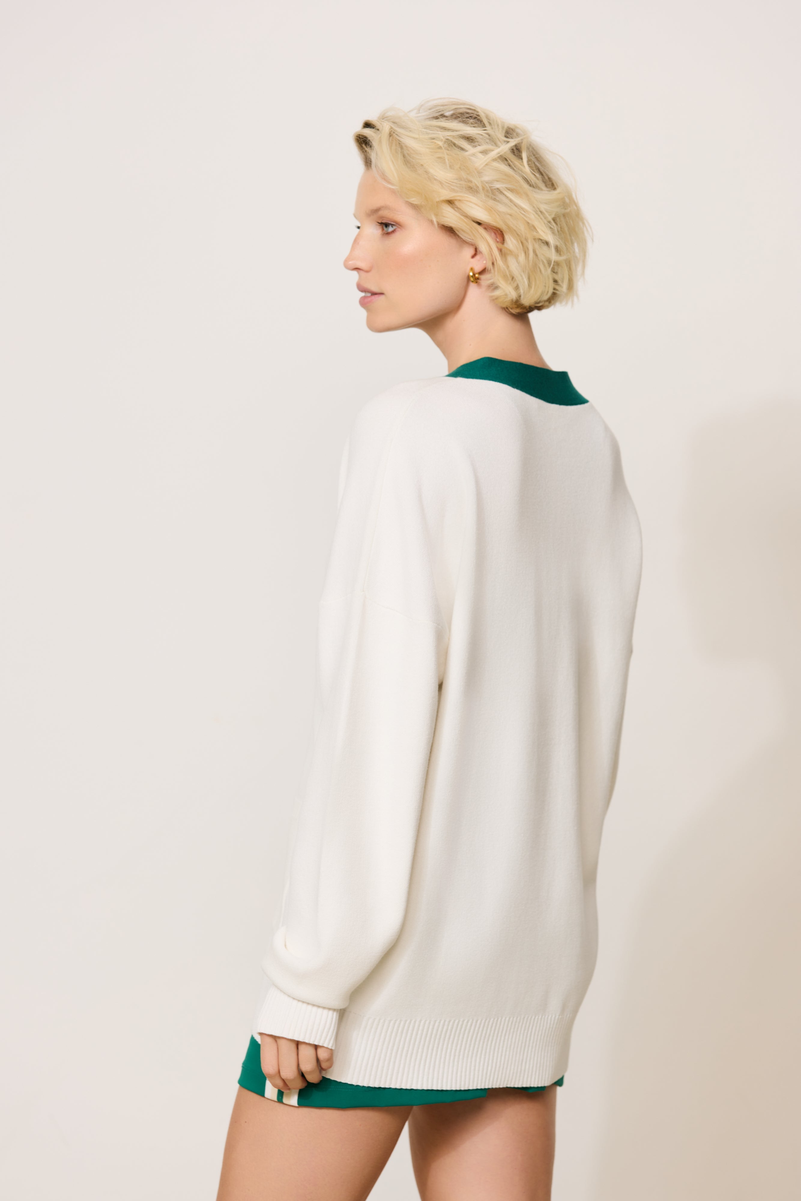 OLLY Knitted Cardigan - Marshmellow