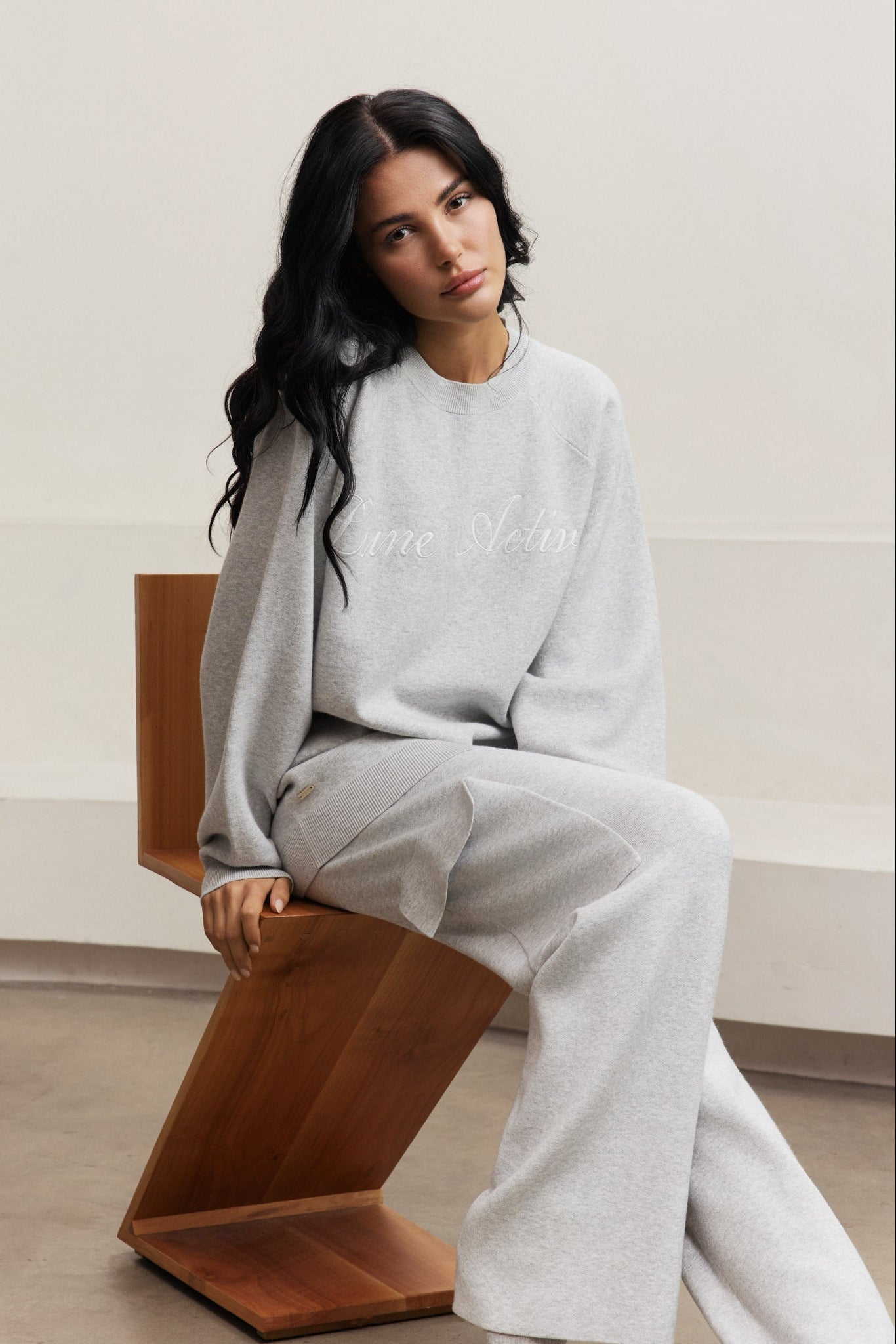 Olly Crewneck Sweater - Grey Melange