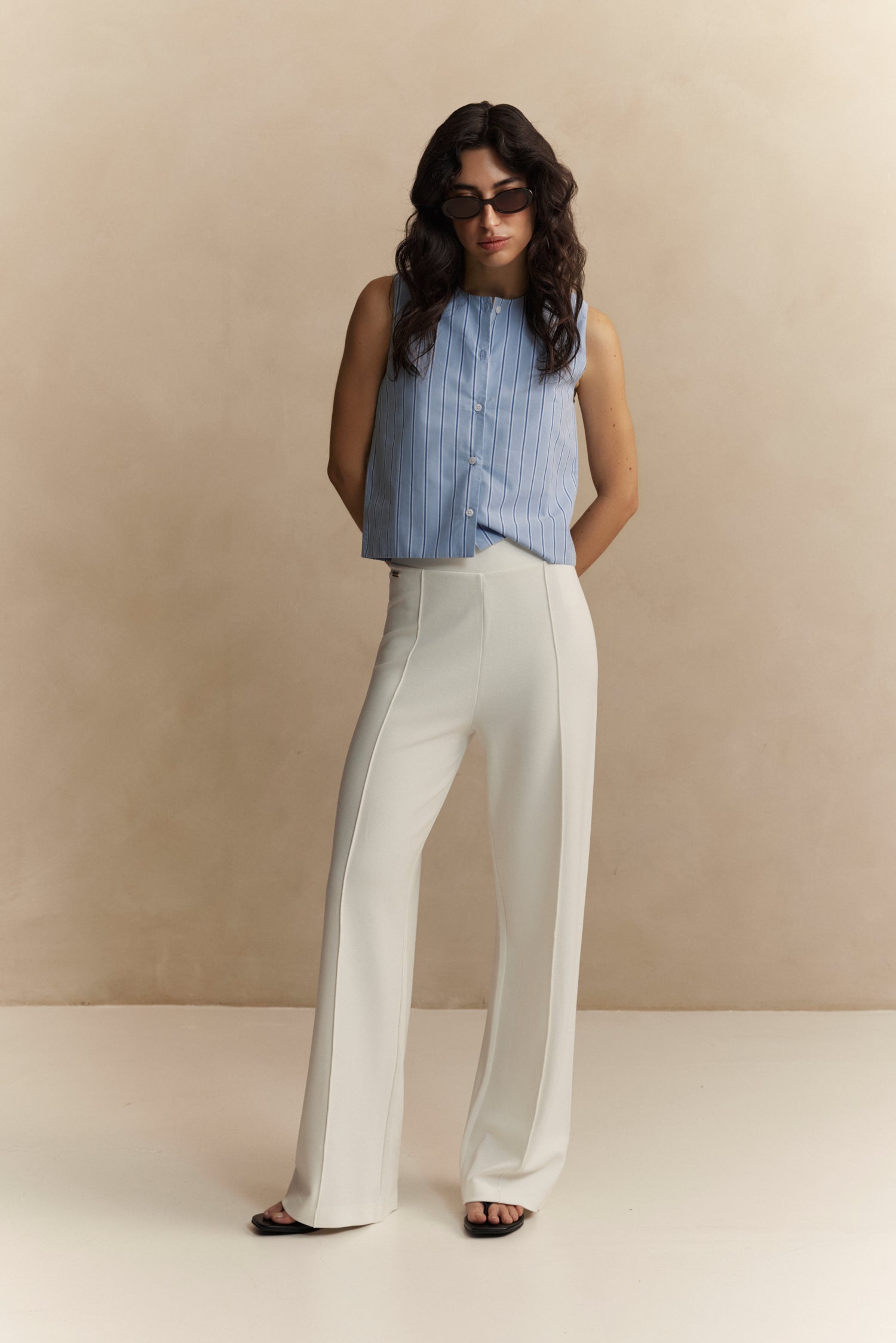 Forest Essential Flared Pants - Marshmellow