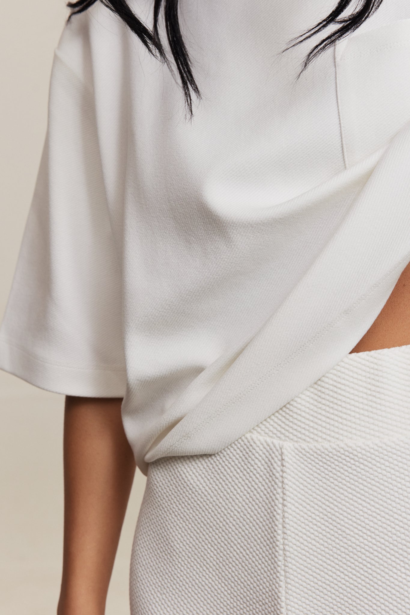 FOREST ESSENTIEL short tee - Marshmellow