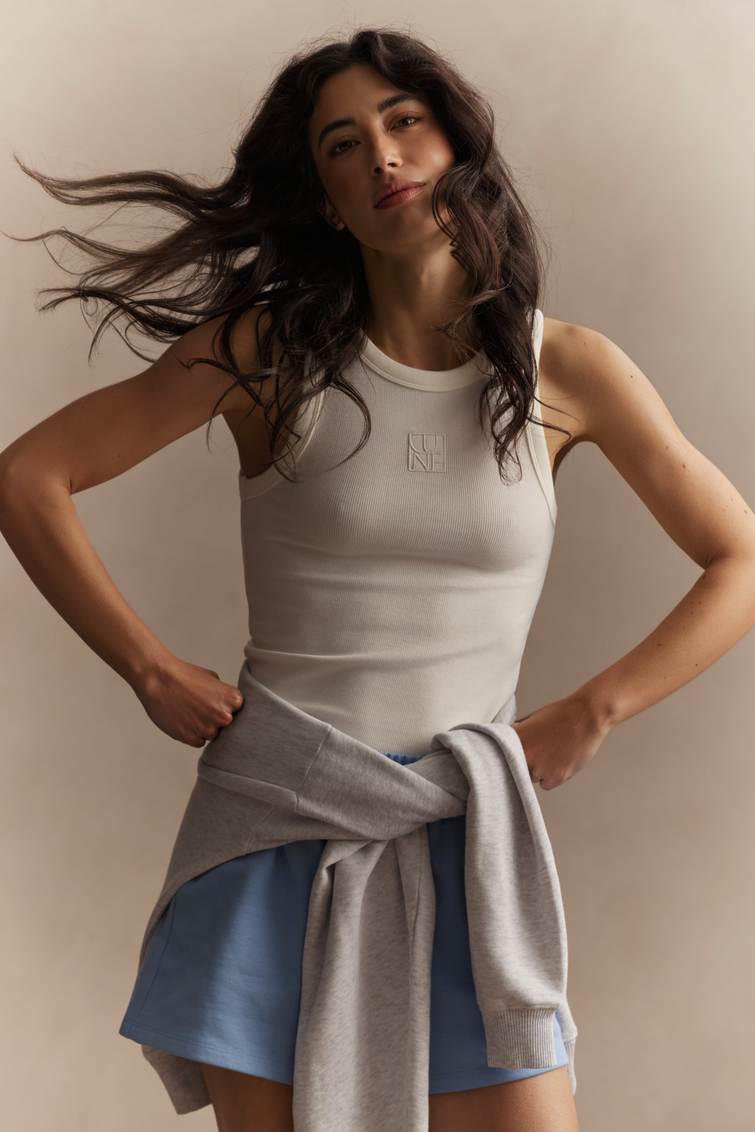 Mila Logo Soft Tank Top - Marshmellow