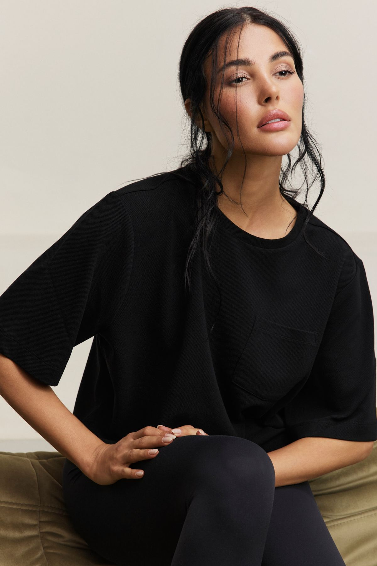 Lilly No Front Seam Legging - Black