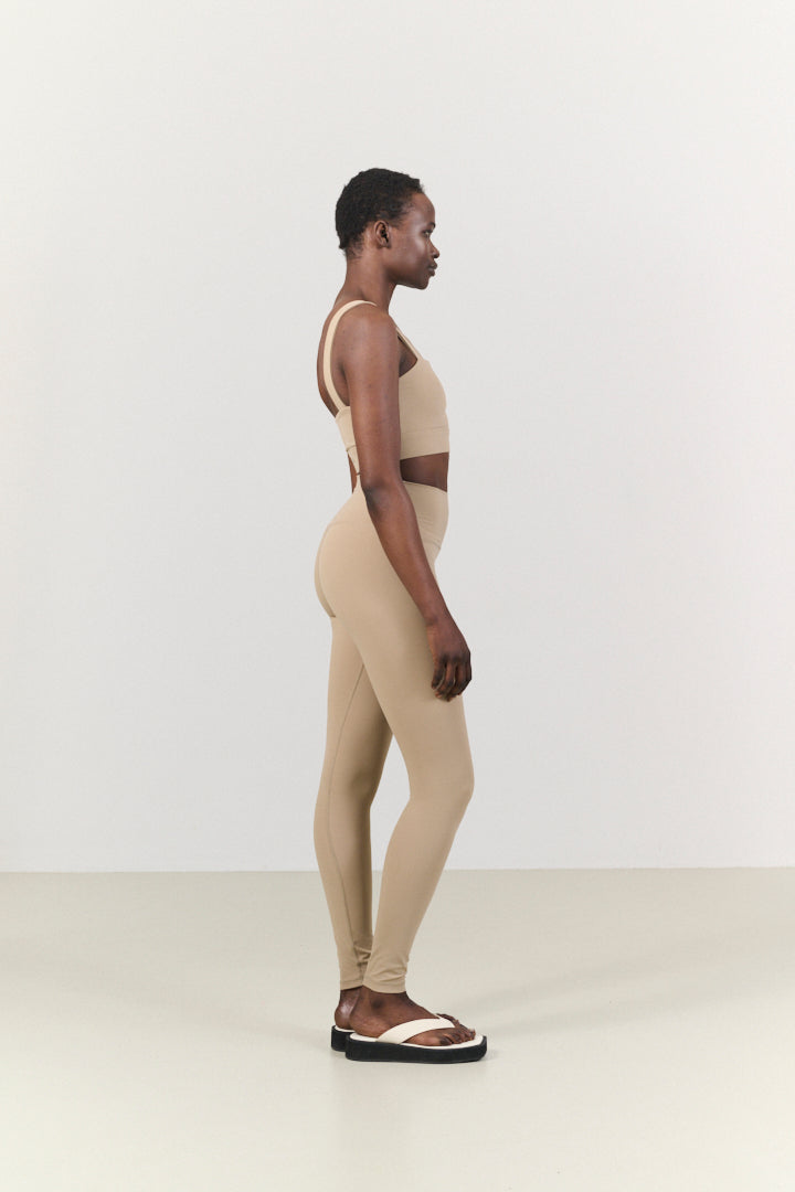 RIVER LIFT high-waisted legging - Dune