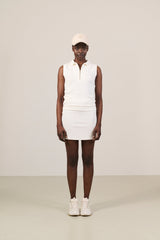 FOREST sleeveless polo - Marshmellow