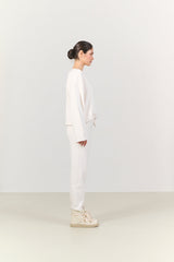 Millie knitted jogger - Off White
