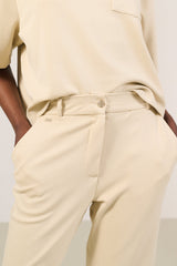 FOREST ESSENTIEL trousers - Brown Rice