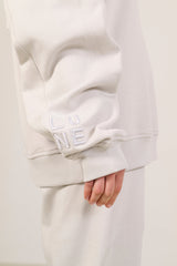 ZANE 100% ORGANIC COTTON oversized crew - Vapor Blue