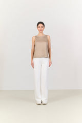 Stevie wide fit tank top - Dune