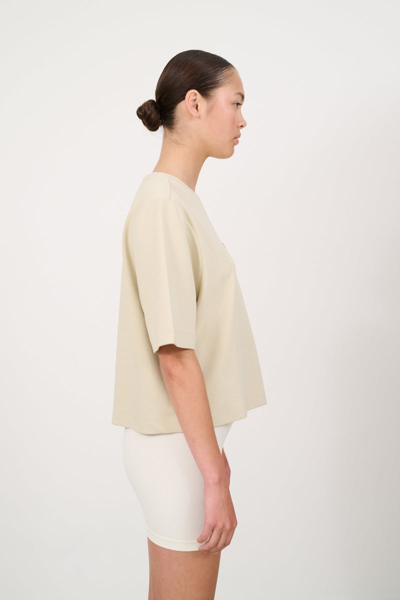 FOREST ESSENTIEL short tee - Brown Rice