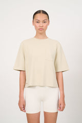 FOREST ESSENTIEL short tee - Brown Rice