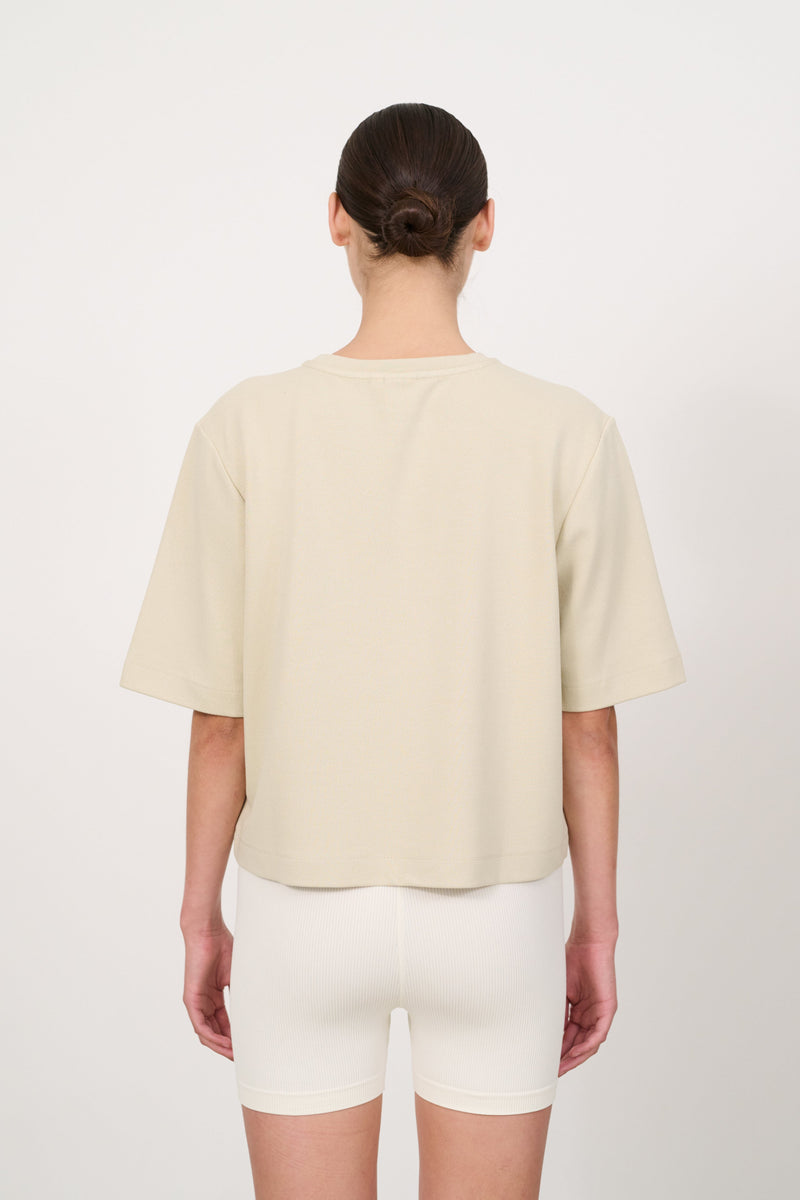 FOREST ESSENTIEL short tee - Brown Rice