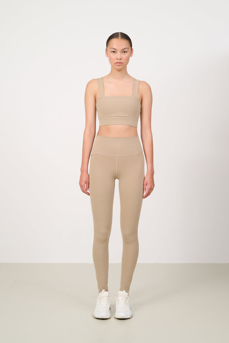 RIVER LIFT high-waisted legging - Dune
