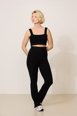 OLLY flared pants - Black